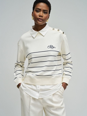 Sudadera Salsa 21011159 110 light beige - Imagen 2