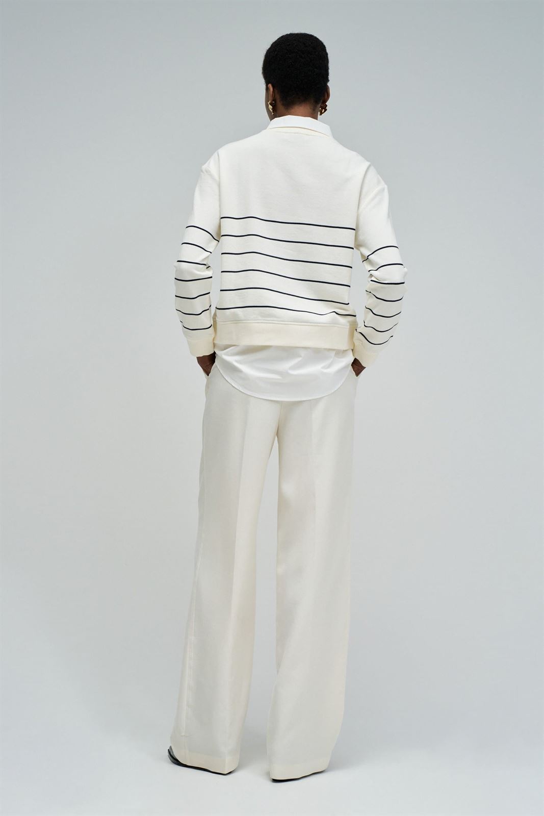 Sudadera Salsa 21011159 110 light beige - Imagen 3