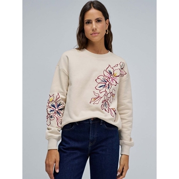 Sudadera Salsa Jeans Beige 21010502 - Imagen 1