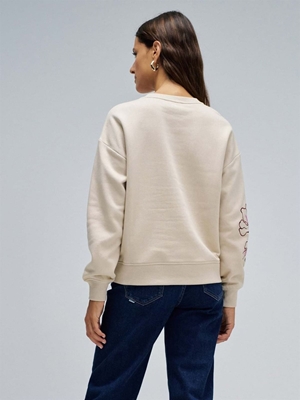 Sudadera Salsa Jeans Beige 21010502 - Imagen 2