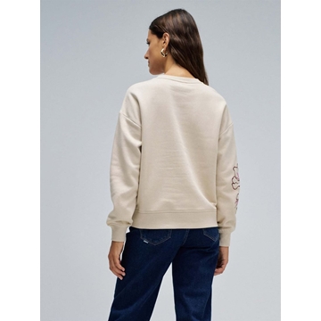 Sudadera Salsa Jeans Beige 21010502 - Imagen 2