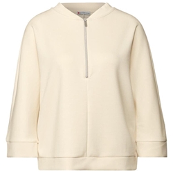 Sudadera Silk Look W.Zipper Red Street One 324025 16865 - Imagen 1