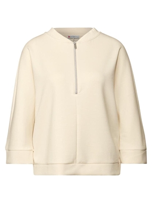 Sudadera Silk Look W.Zipper Red Street One 324025 16865 - Imagen 1