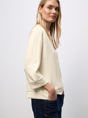 Sudadera Silk Look W.Zipper Red Street One 324025 16865 - Imagen 2