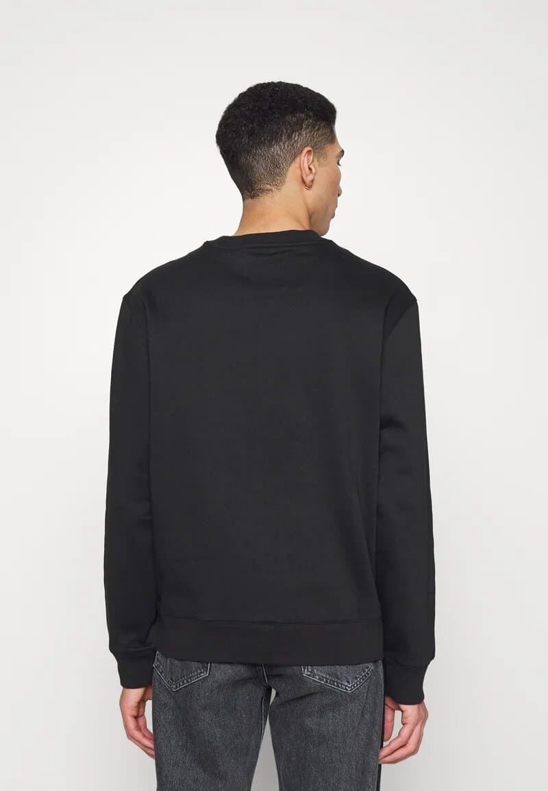 Sudadera sin capucha Calvin Klein J30J322210BEH Institutional Shine black - Imagen 3