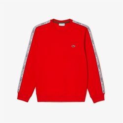 Sudadera sin capucha LACOSTE SH5073 00 S5H naranja - Imagen 1
