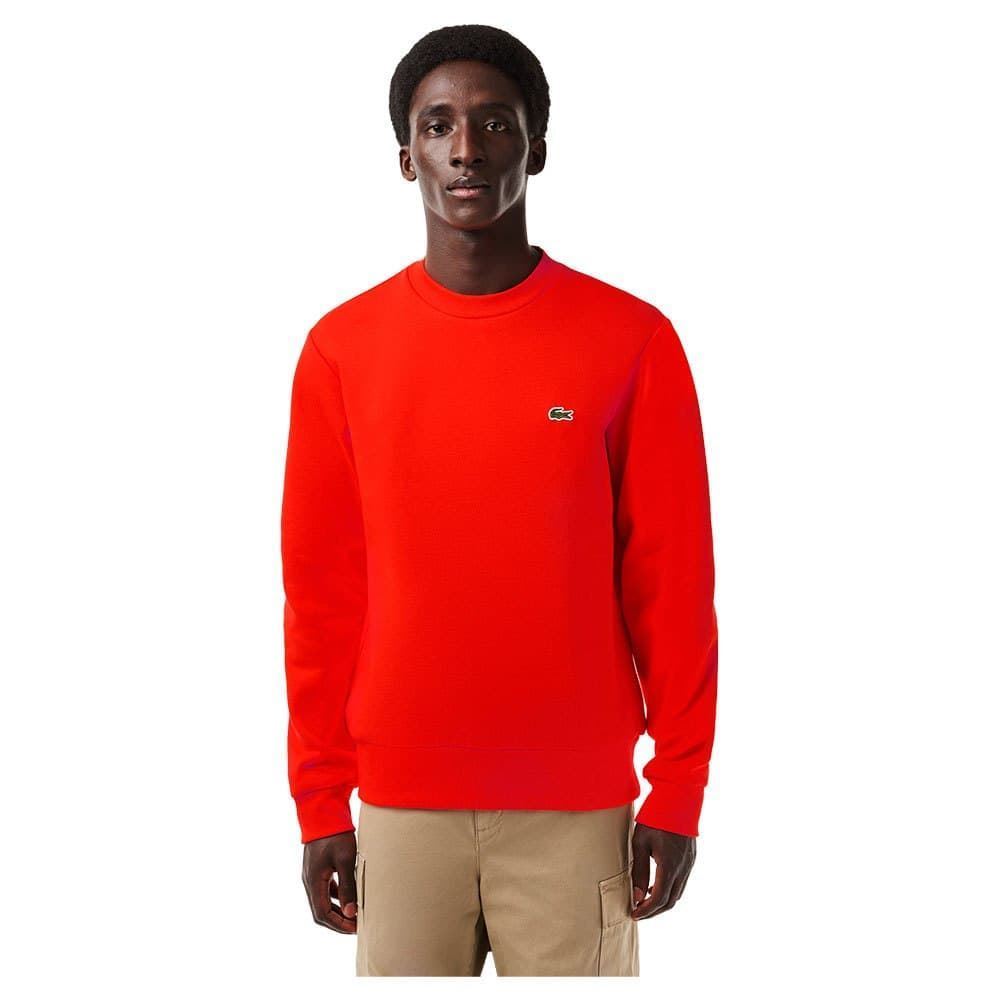 Sudadera sin capucha Lacoste SH9608 00 SJI sunrise - Imagen 1