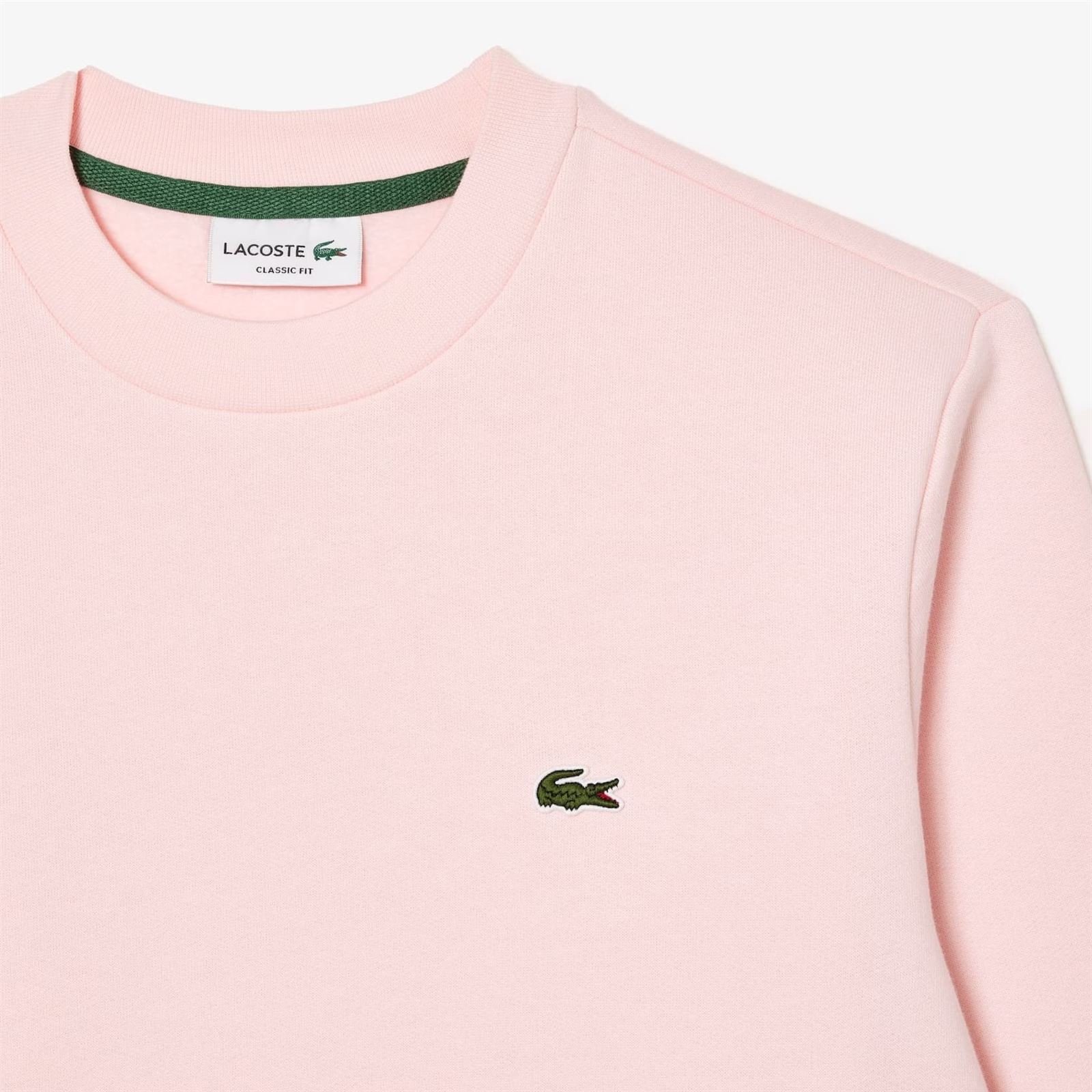 Sudadera sin capucha Lacoste SH9608 00 T03 flamant - Imagen 3