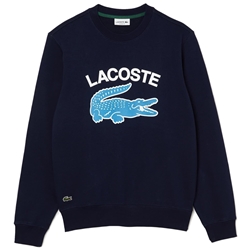 Sudadera sin capucha LACOSTE SH9689 00 166 marino - Imagen 1