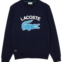 Sudadera sin capucha LACOSTE SH9689 00 166 marino - Imagen 1