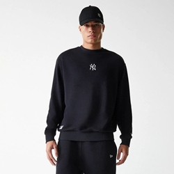 Sudadera sin capucha New Era MLB LE MIDI CREW BB NEYYAN Black - Imagen 1