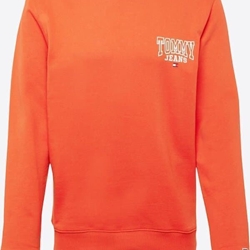 Sudadera sin capucha TOMMY JEANS DM0DM17157 XM4 naranja - Imagen 1