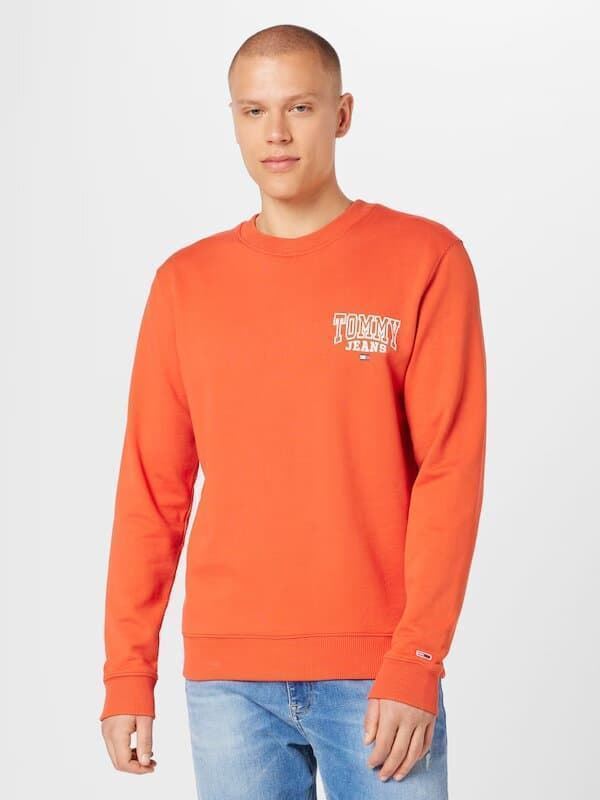 Sudadera sin capucha TOMMY JEANS DM0DM17157 XM4 naranja - Imagen 2