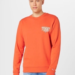 Sudadera sin capucha TOMMY JEANS DM0DM17157 XM4 naranja - Imagen 2