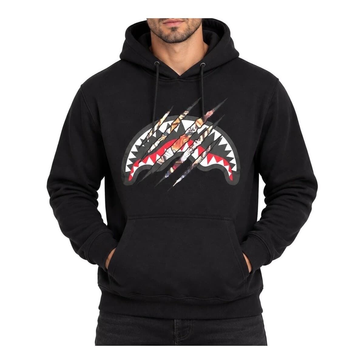 Sudadera Sprayground Scratched Regular SP961BLK - Imagen 1