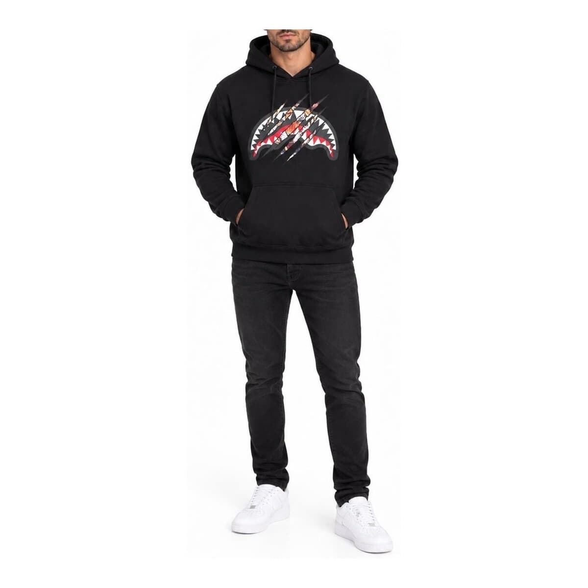 Sudadera Sprayground Scratched Regular SP961BLK - Imagen 2