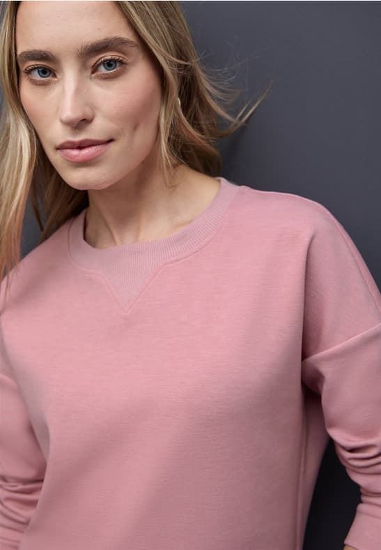 Sudadera Street One powder Pink 324171 16877 - Imagen 1