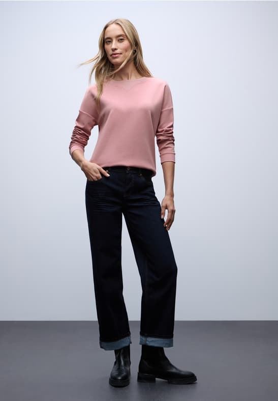 Sudadera Street One powder Pink 324171 16877 - Imagen 3