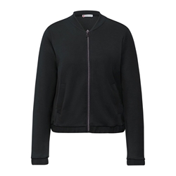 Sudadera Street One Silk Look Short Black 323841 10001 - Imagen 1