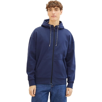Sudadera TOM TAILOR 1040512 34590 relaxed sweat hooodie jacket navy - Imagen 1