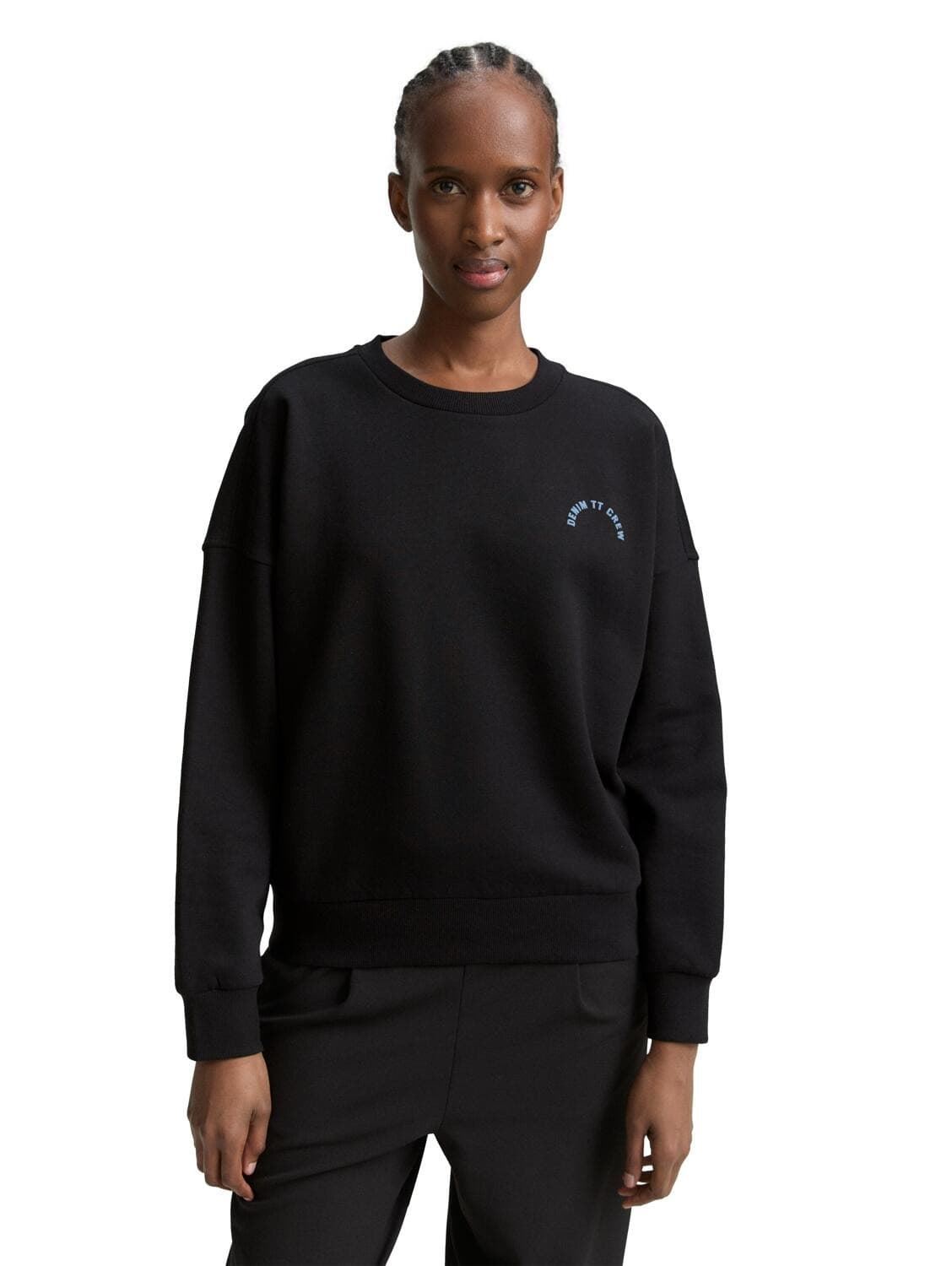 Sudadera TOM TAILOR 1045508 14482 deep black - Imagen 1