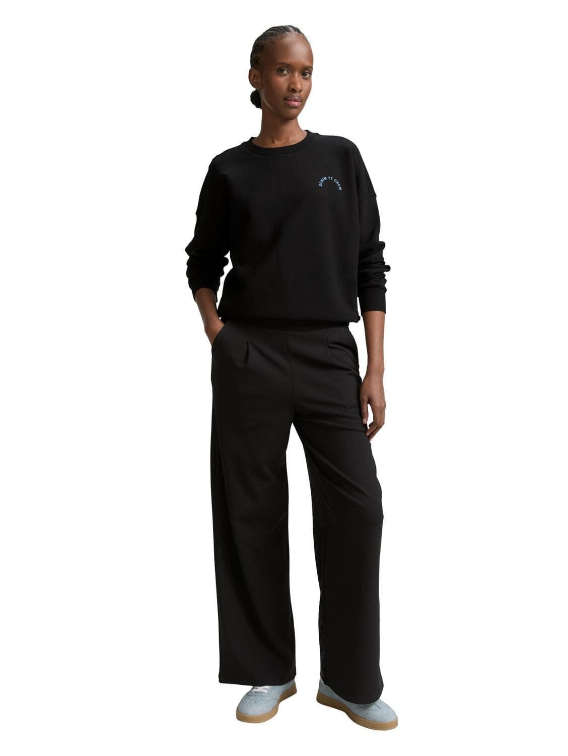Sudadera TOM TAILOR 1045508 14482 deep black - Imagen 5