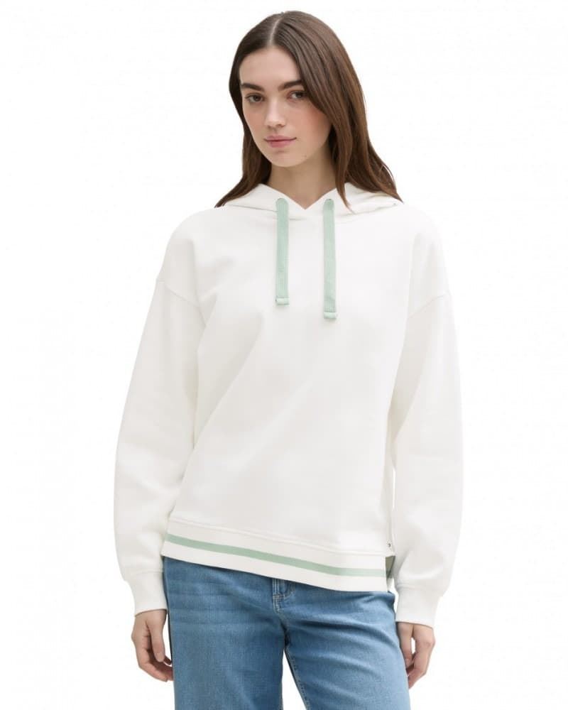 Sudadera TOM TAILOR 1045515 10332 white - Imagen 1