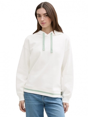 Sudadera TOM TAILOR 1045515 10332 white - Imagen 1