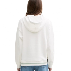 Sudadera TOM TAILOR 1045515 10332 white - Imagen 2