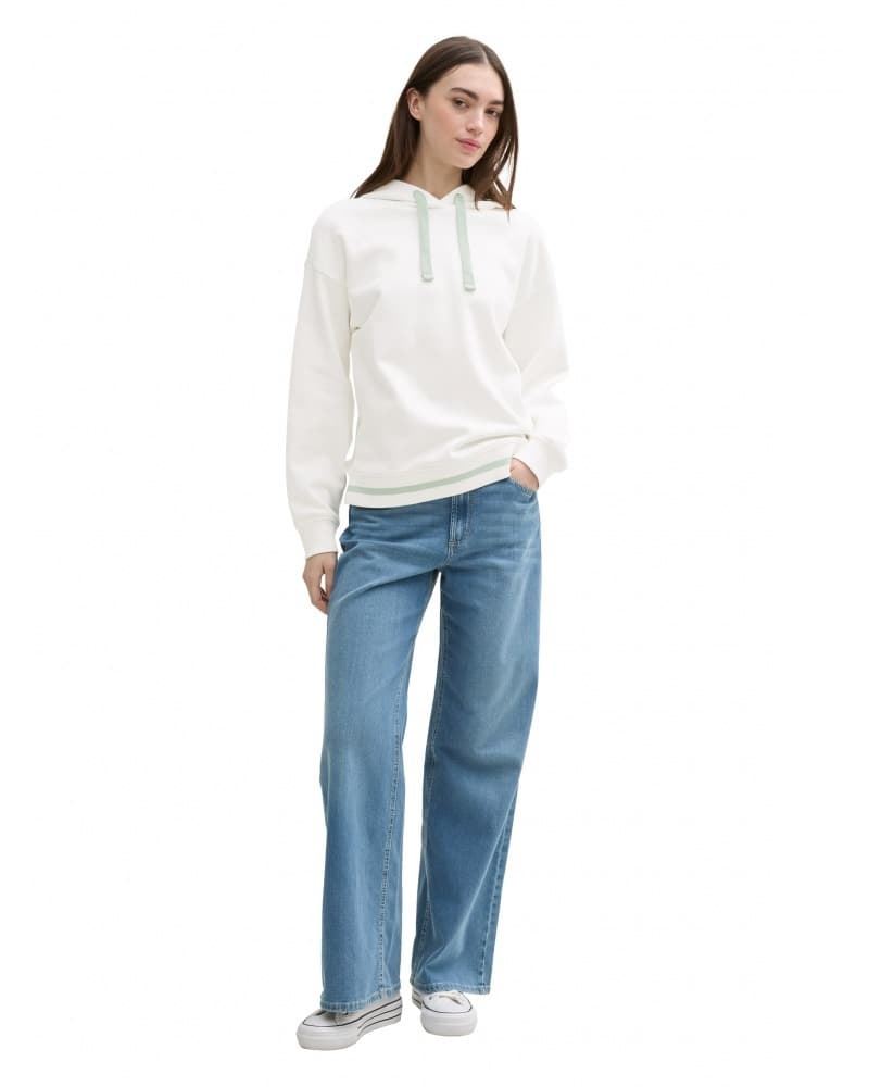 Sudadera TOM TAILOR 1045515 10332 white - Imagen 4