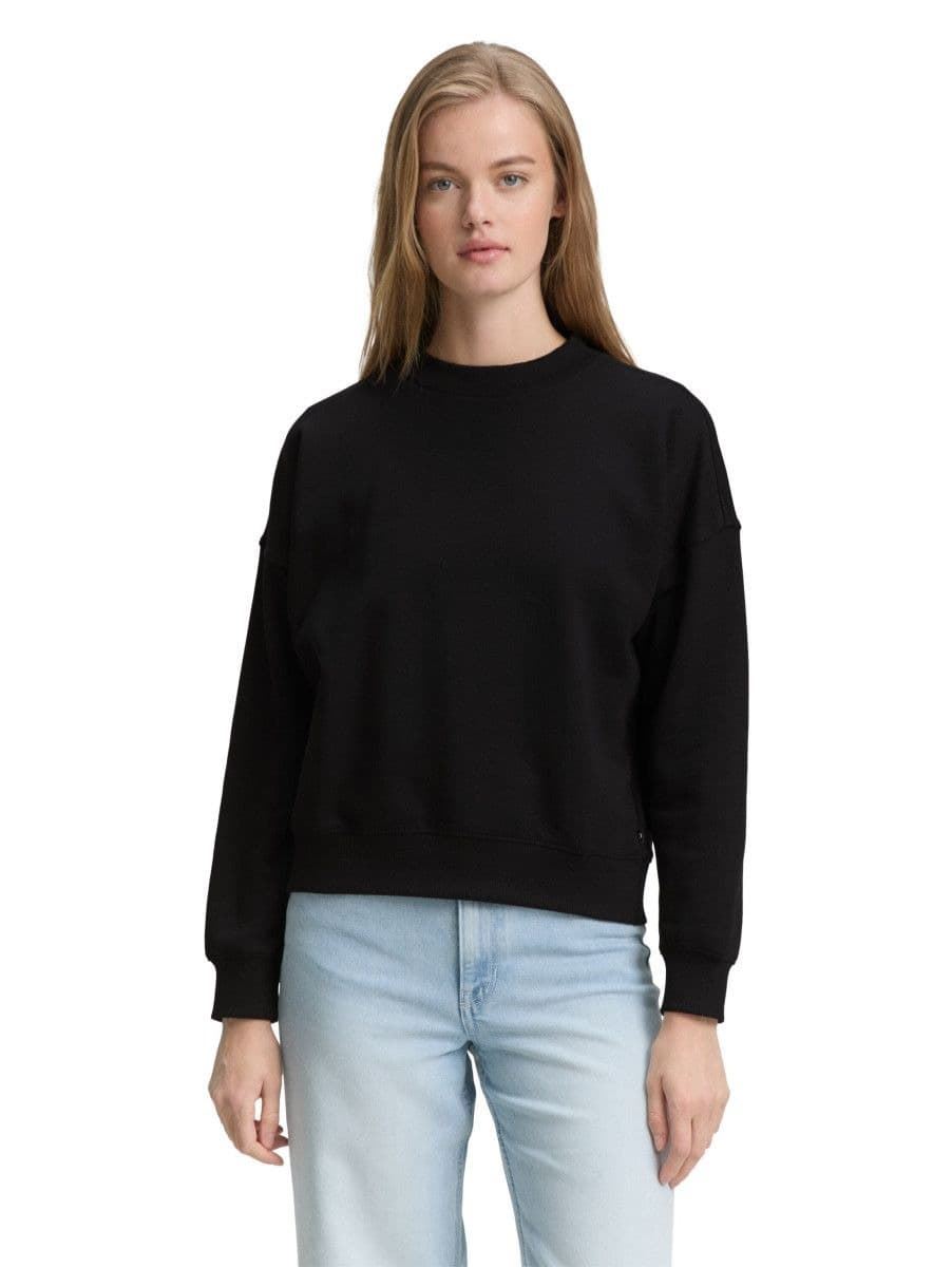 Sudadera TOM TAILOR 1048336 14482 deep black - Imagen 2