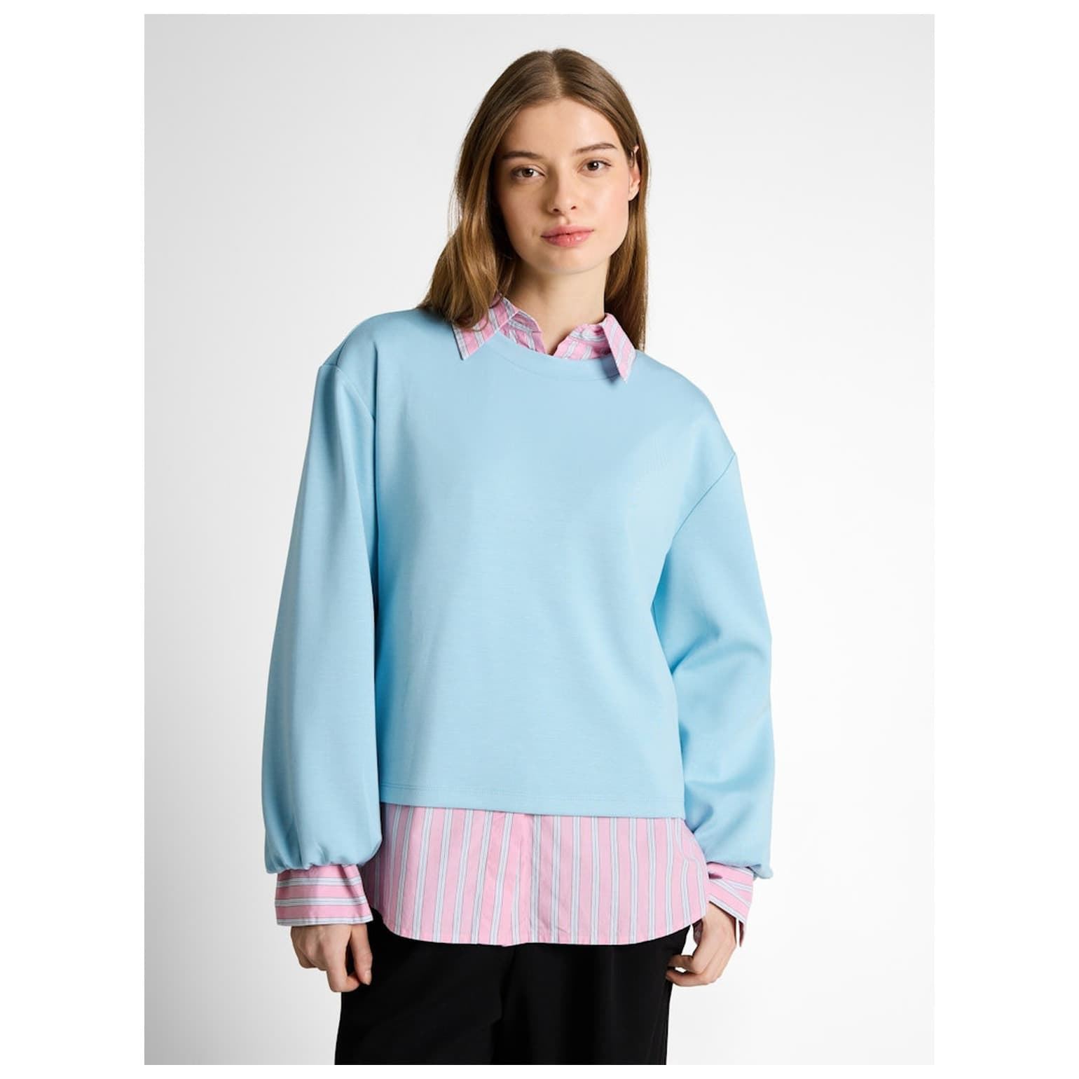 Sudadera TOM TAILOR 1050505 26298 calm cloud blue - Imagen 5