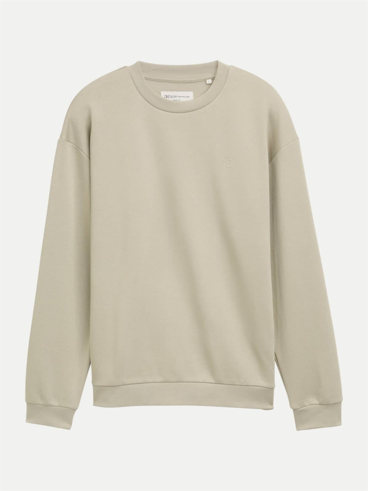 Sudadera Tom Tailor Beige Abbey Stone 1045957 35723 - Imagen 3