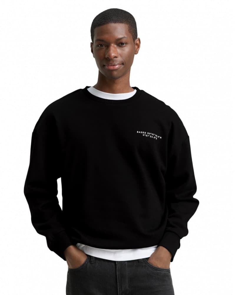 Sudadera Tom Tailor Black 1049003 29999 - Imagen 4