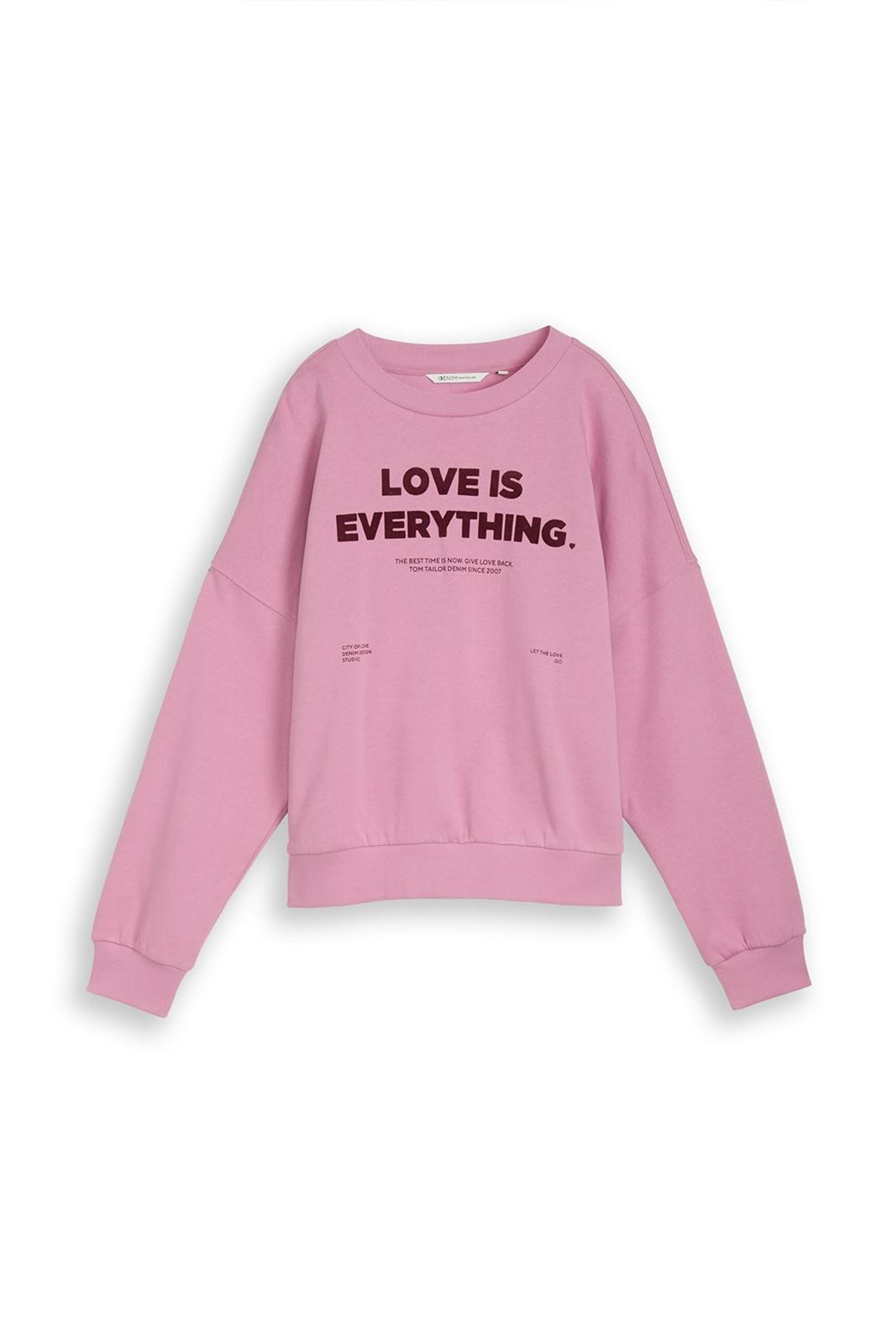 Sudadera Tom Tailor Crewneck Pink 14162 029 - Imagen 6