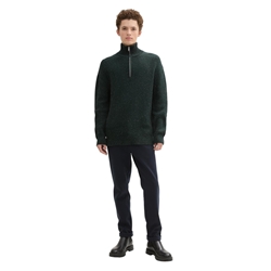 Sudadera Tom Tailor Green Colorful Neps - Imagen 2