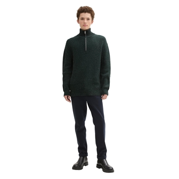 Sudadera Tom Tailor Green Colorful Neps - Imagen 2