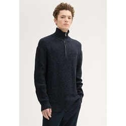 Sudadera Tom Tailor Navy Colorful Neps - Imagen 1