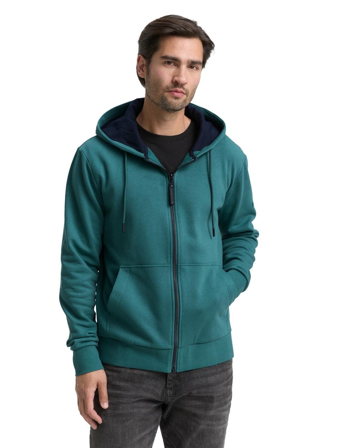 Sudadera Tom Tailor Printed Sweatjacket 14171 005 - Imagen 1