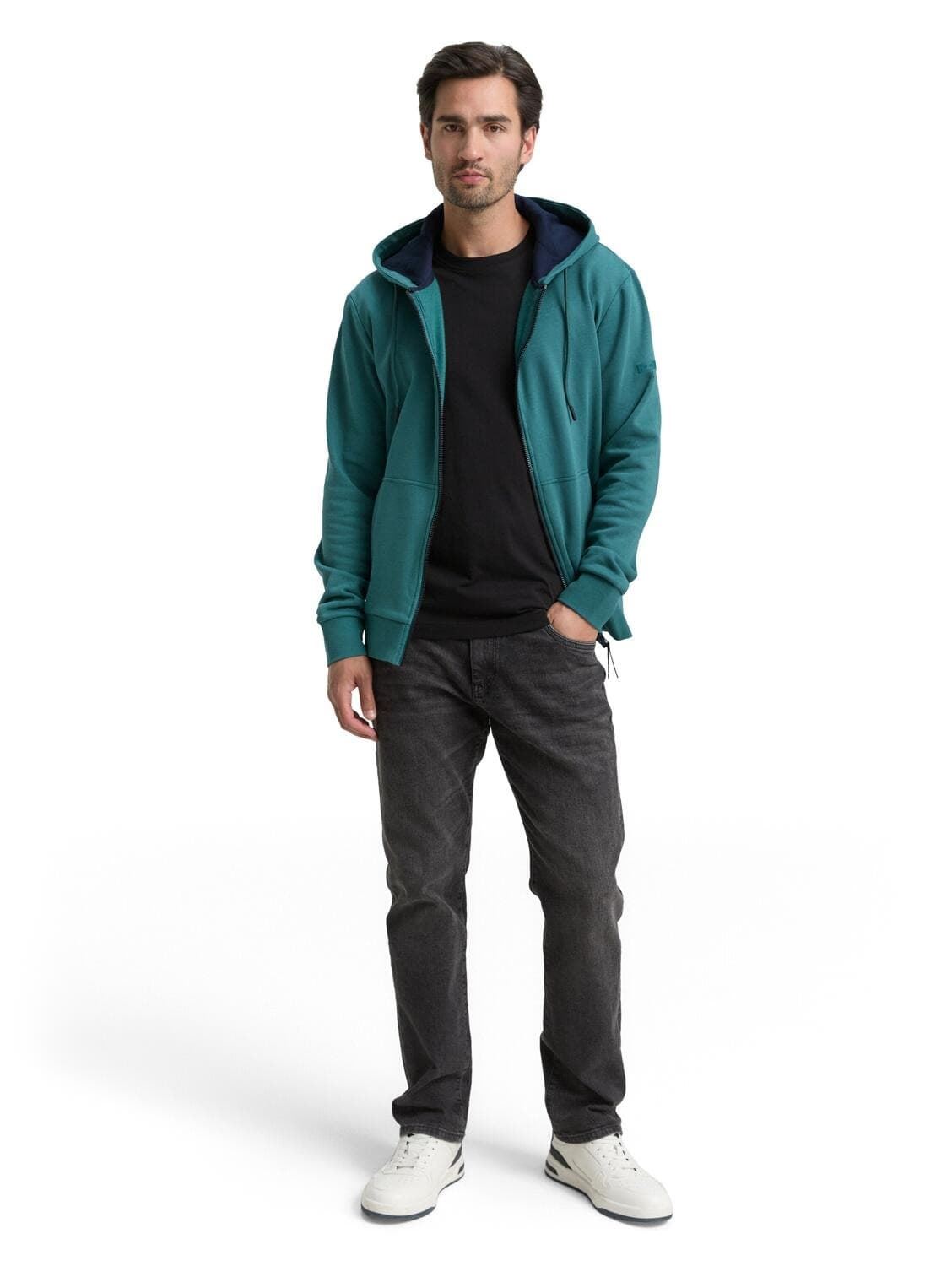 Sudadera Tom Tailor Printed Sweatjacket 14171 005 - Imagen 5