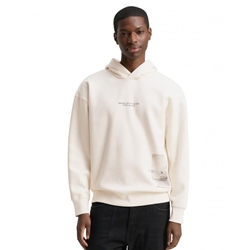 Sudadera Tom Tailor Relax Printed Wool White 1049005 12906 - Imagen 1