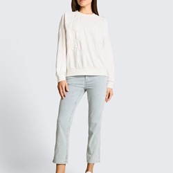 Sudadera Tom Tailor Whisper White 1050811 10315 - Imagen 1