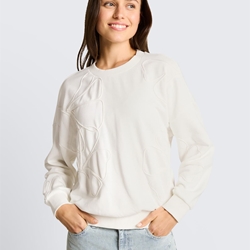 Sudadera Tom Tailor Whisper White 1050811 10315 - Imagen 2