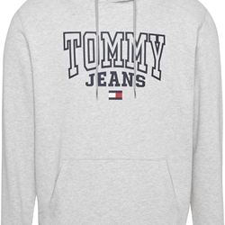 Sudadera TOMMY JEANS DM0DM16792 PJ4 silver grey heather - Imagen 1