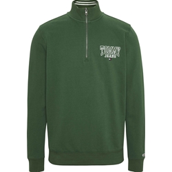 Sudadera TOMMY JEANS DM0DM167936 L2M collegiate green - Imagen 1