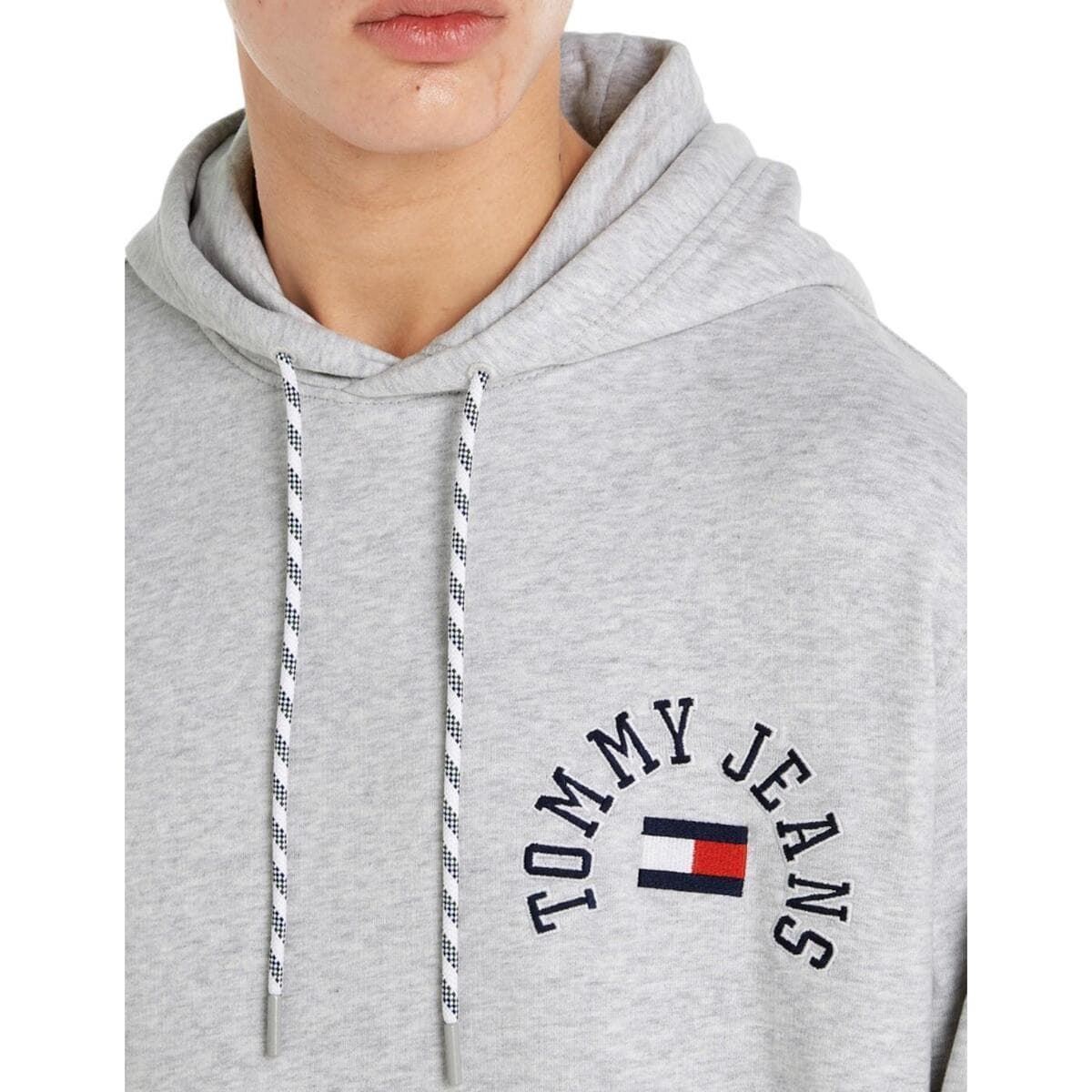 Sudadera Tommy Jeans DM0DM16805 PJ4 silver grey heather - Imagen 2