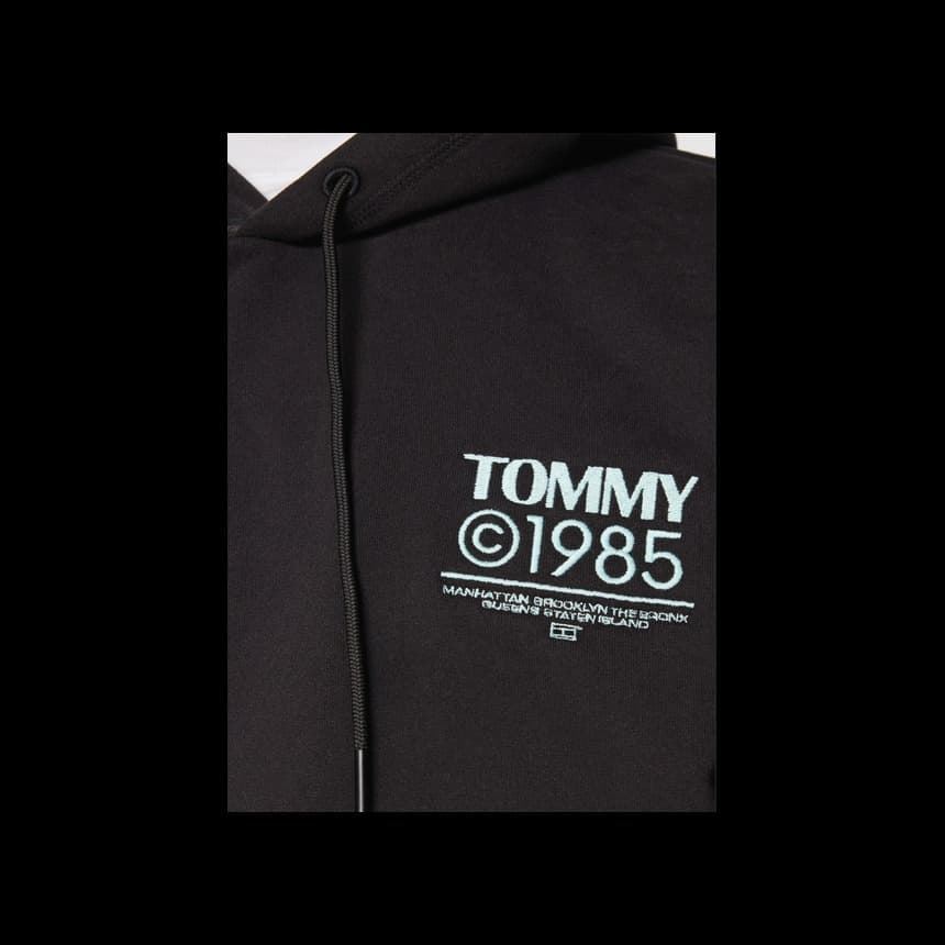 Sudadera Tommy Jeans DM0DM18385 BDS negro - Imagen 2