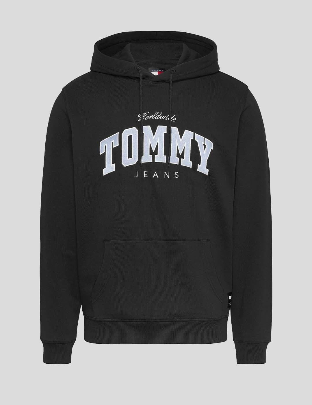 Sudadera Tommy Jeans DM0DM18401 BDS balck - Imagen 1