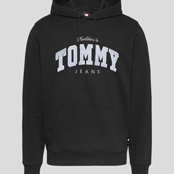 Sudadera Tommy Jeans DM0DM18401 BDS balck - Imagen 1