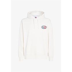 Sudadera Tommy Jeans DM0DM18639 YBH ancient white - Imagen 1